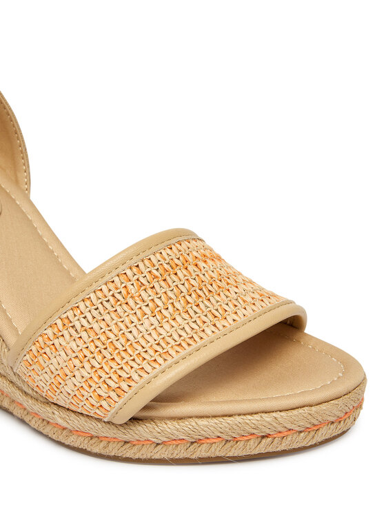 Tommy Hilfiger Espadrilky Tommy Hilfiger High Wedge Espad FW0FW09471 Světle béžová