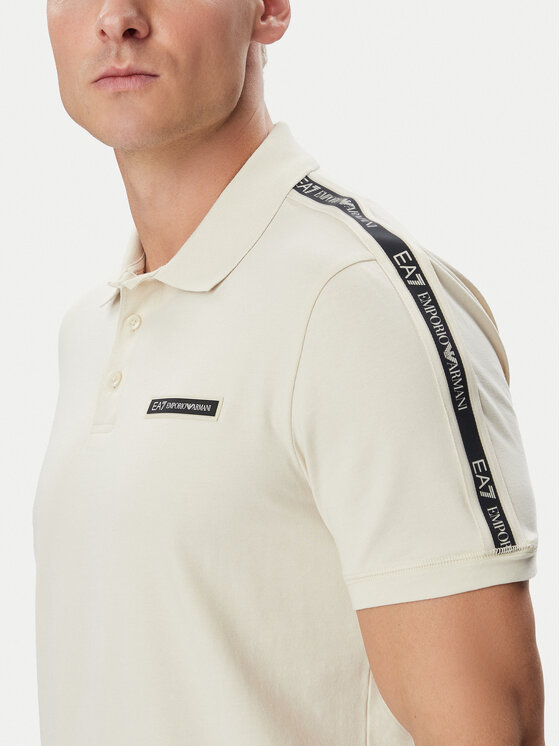 EA7 Emporio Armani EA7 Emporio Armani Polo 7M002190 AF10373 U1079 Crema Regular Fit