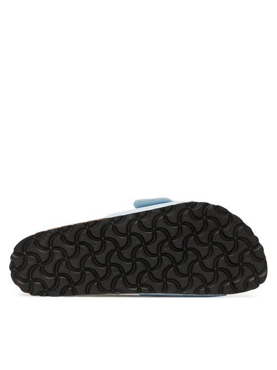 Birkenstock Klapki Birkenstock Madrid Big Buckle Hex 1030364 Błękitny