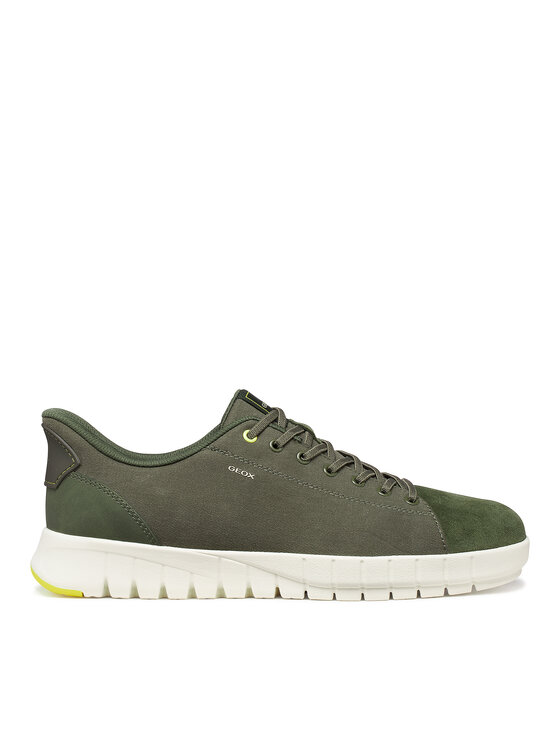 Geox Sneakersy Geox U Flextride Plus U65MAC 01022 C3391 Zielony