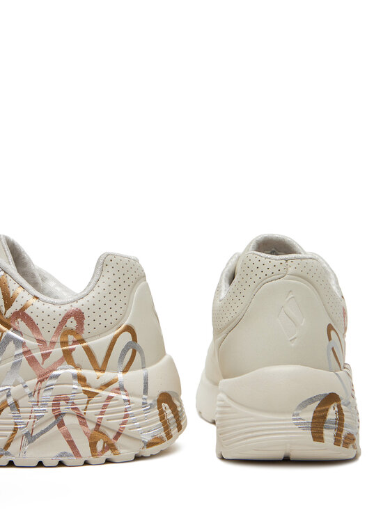 Skechers Sneakersy Skechers Uno Lite - Metallic 314067L/NTMT Bílá