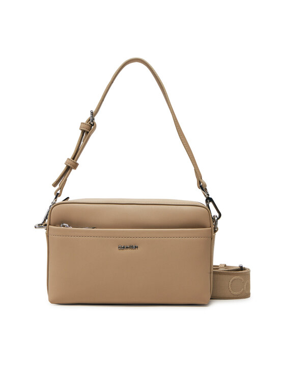 Calvin Klein Torebka Calvin Klein Ck Must Convertible Camera Bag K60K612901 Beżowy