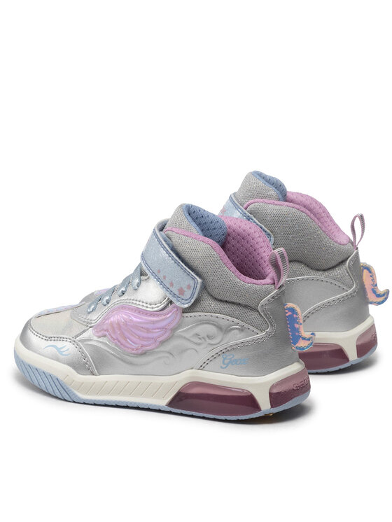 Geox Sneakersy Geox J Inek G. A J26ASA 0NFEW C1294 S Stříbrná