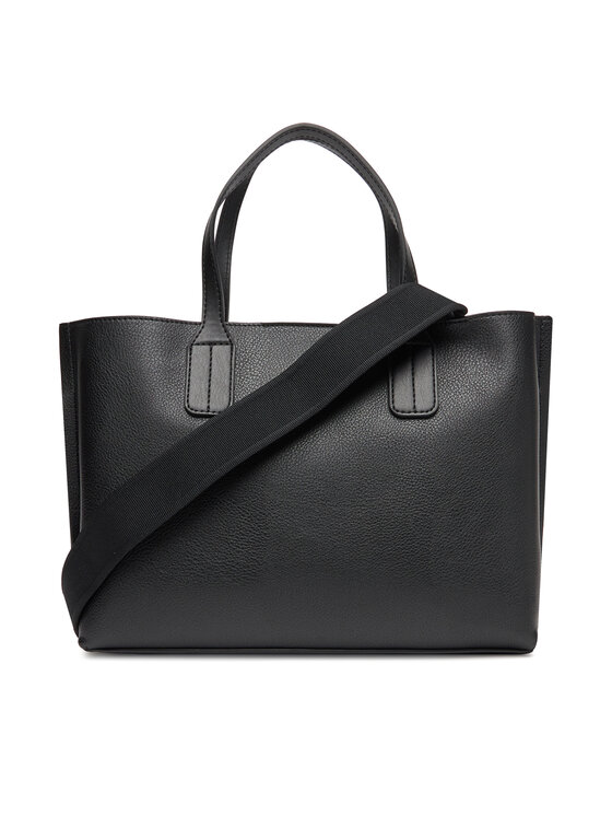 Tommy Hilfiger Ročna torba Tommy Hilfiger Th Distinct Mini Tote AW0AW17459 Črna