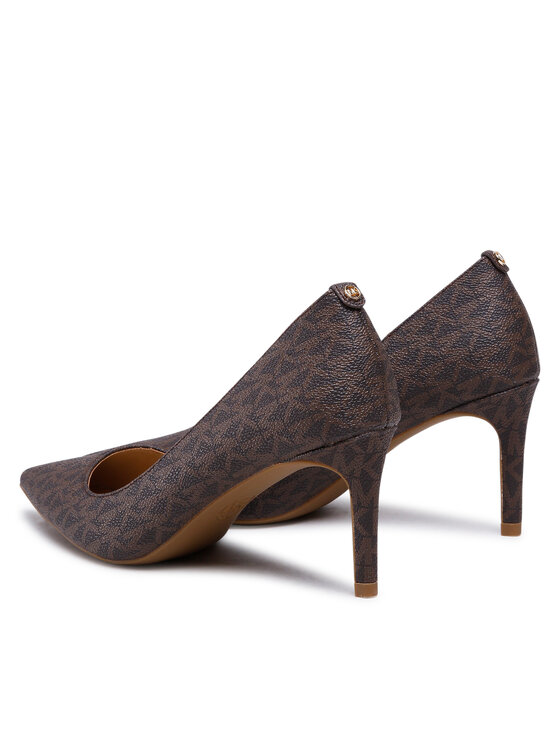 MICHAEL Michael Kors Туфлі на шпильці MICHAEL Michael Kors Alina Flex Pump 40F2HNMP1B Коричневий