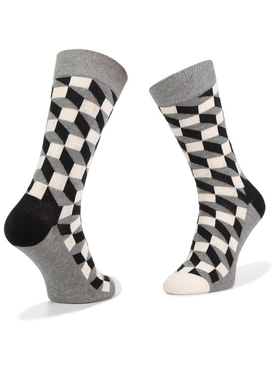 Happy Socks Happy Socks Високі шкарпетки unisex FO01-901 Сірий