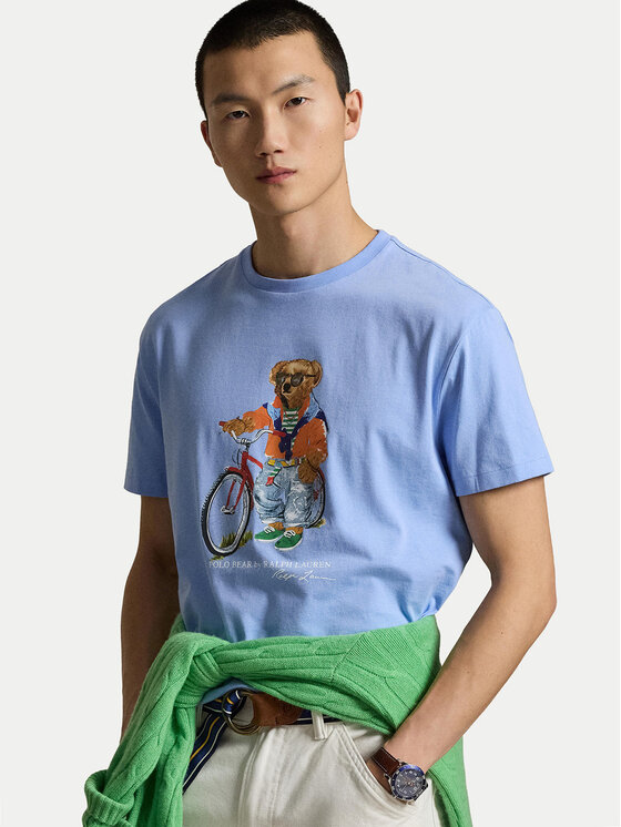 Polo Ralph Lauren Polo Ralph Lauren Camiseta 710B16612001 Azul Slim Fit