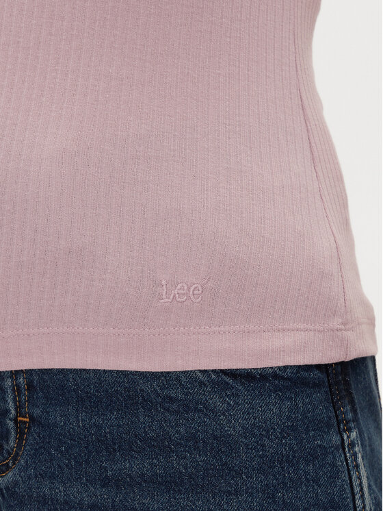 Lee Lee Top Square 112363644 Ljubičasta Slim Fit