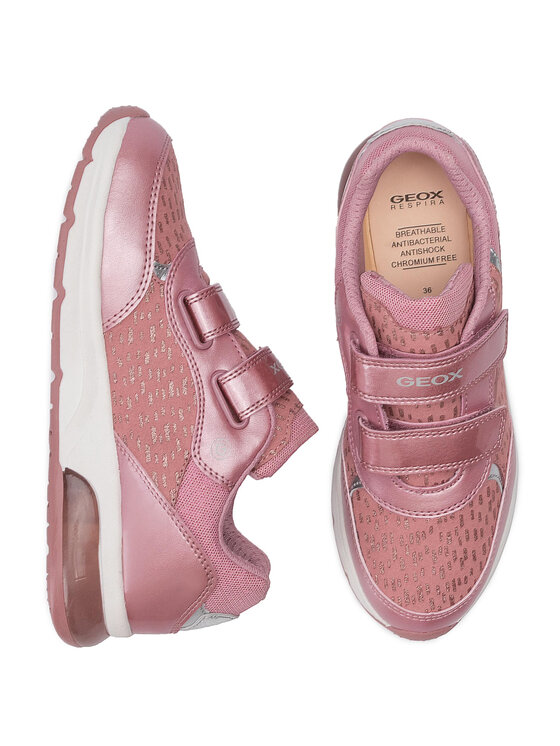 Geox Sneakersy Geox J Spaceclub G.B J948VB 0DHAJ C8056 DD Ružová