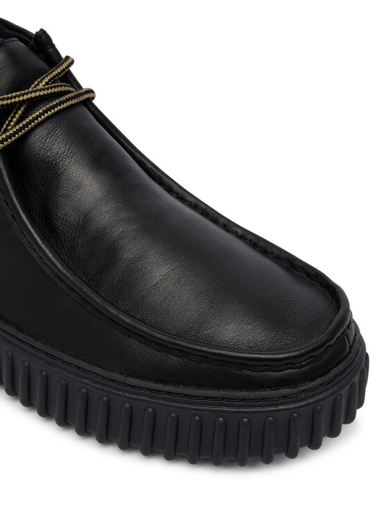 Clarks Schnürschuhe Clarks Torhill Hi 26178264 Schwarz