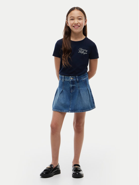 Tommy Hilfiger Tommy Hilfiger Camiseta KG0KG09454 Azul marino Regular Fit