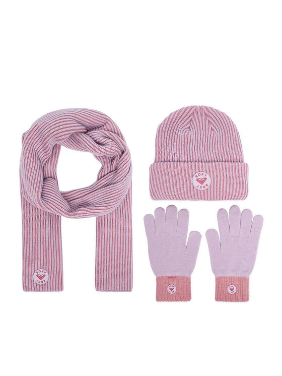 Roxy Set Mütze, Schal und Handschuhe Roxy WBEO-RX-SW346-004-AW26 Helllila