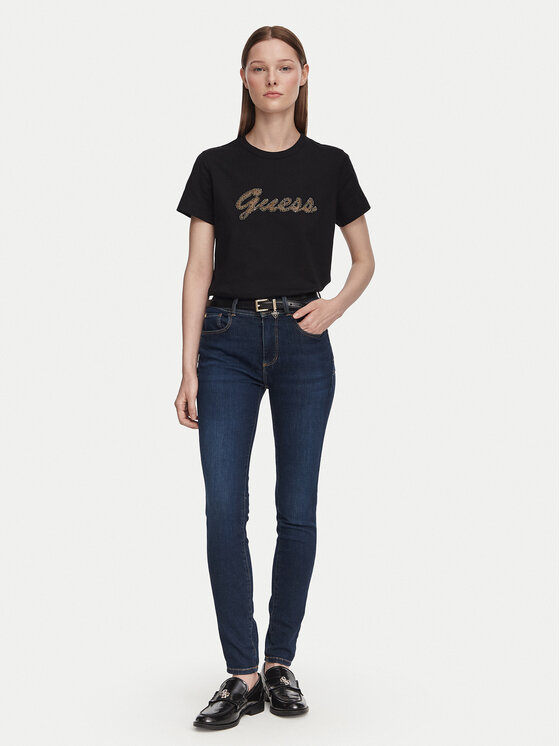 Guess Guess Camiseta W6YI29 K4348 Negro Regular Fit