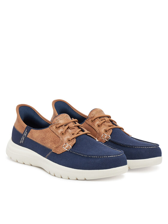 Skechers Мокасини Skechers On-The-Go Flex-Palmilla 136536/NVY Cиній
