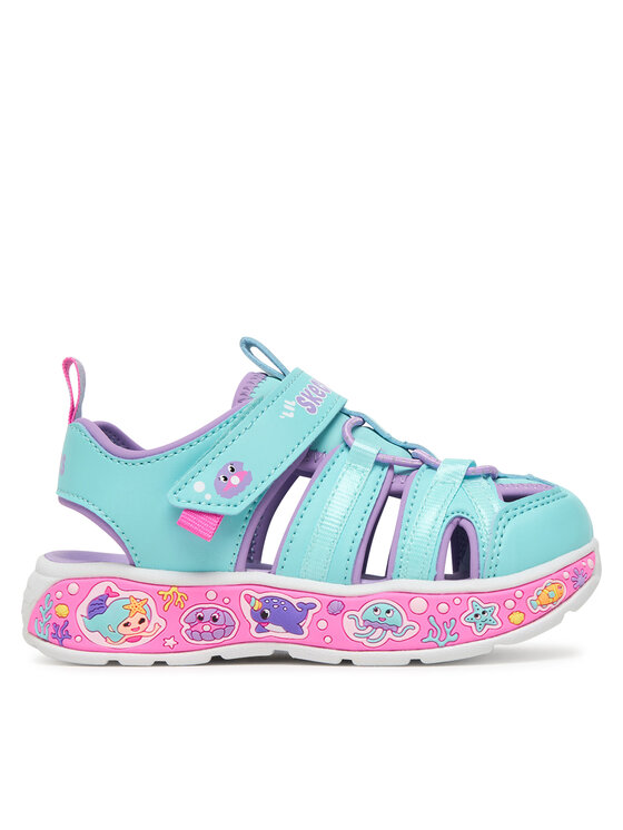 Skechers Босоніжки Skechers Play Scene Splash - Cute Crew 303162N/TQLV Голубий
