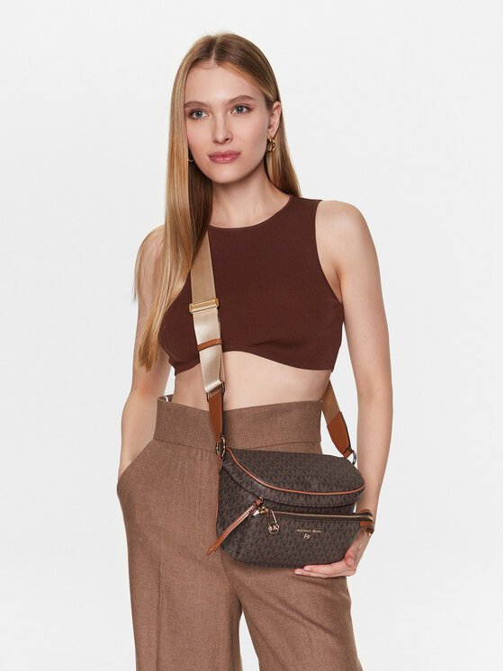 MICHAEL Michael Kors Torbica za okrog pasu﻿ MICHAEL Michael Kors Slater 30T0G04M6B Rjava