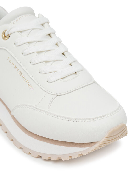 Tommy Hilfiger Sneakers Tommy Hilfiger Low Cut Lace-Up T3A9-33996-1355A Bianco