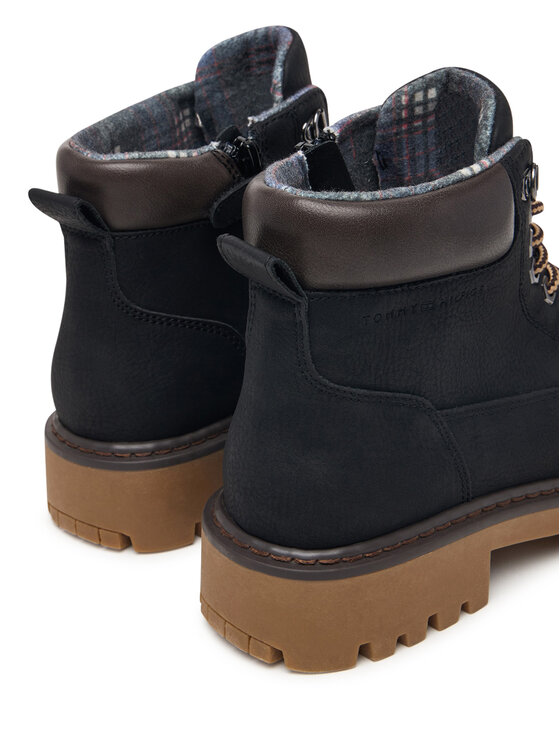Tommy Hilfiger Kotníková obuv Tommy Hilfiger T3X5-35280-0296A695 S Černá