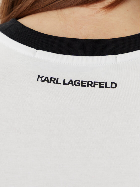 KARL LAGERFELD KARL LAGERFELD Camiseta B2W17021 Blanco Slim Fit