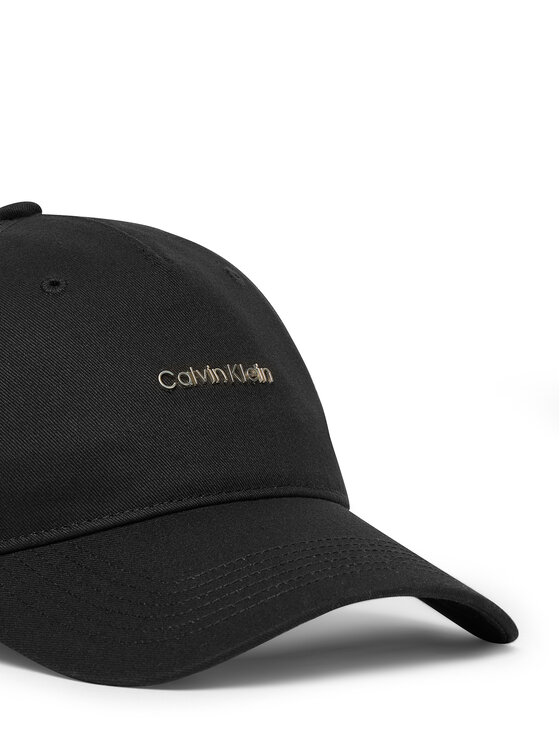 Calvin Klein Шапка с козирка Calvin Klein Cotton Twill W/ Hw Cap LV04F5072G Черен