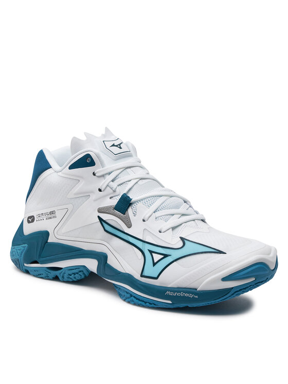 Mizuno Čevlji za športe v zaprtih prostorih Mizuno Wave Lightning Z8 Mid V1GA2405 Bela