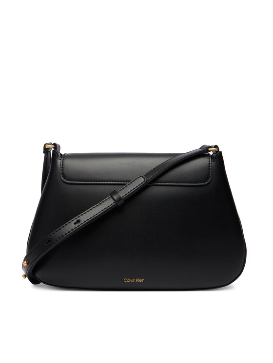 Calvin Klein Táska Calvin Klein Hardware Flap Medium Crossbody LV04F3401G Fekete