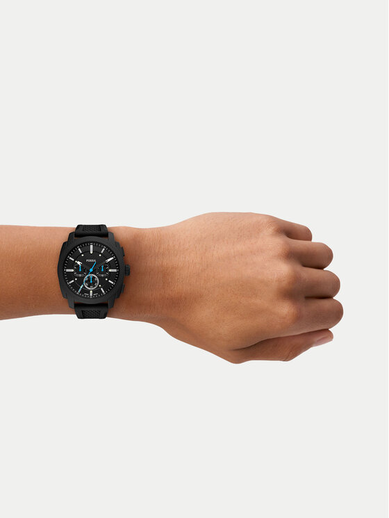 Fossil Часовник Fossil Machine Chronograph FS6099 Черен
