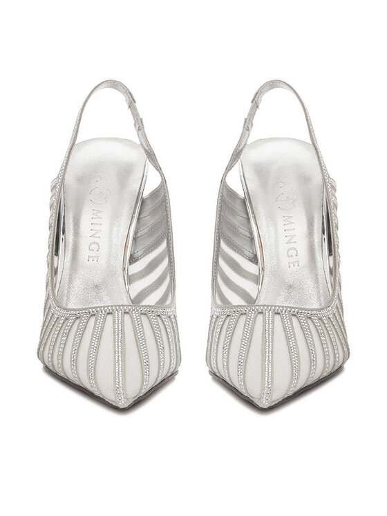 Eva Minge Augstpapēžu kurpes Eva Minge EO-AVA-E373-70H-C183Y1 Sudraba