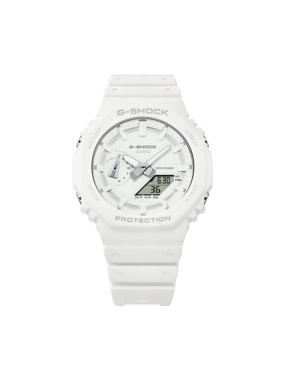 G-Shock Часовник G-Shock GA-2100-7A7ER Бял