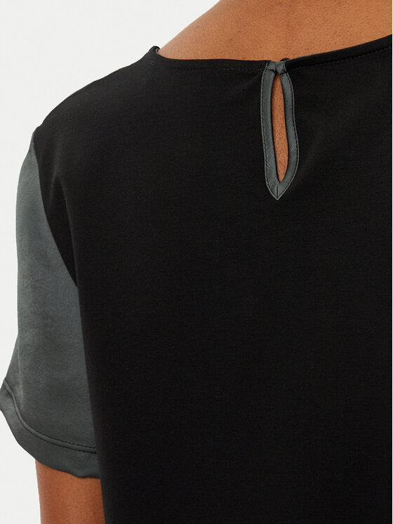 Weekend Max Mara Weekend Max Mara Футболка Amburgo 2515941051 Чорний Regular Fit