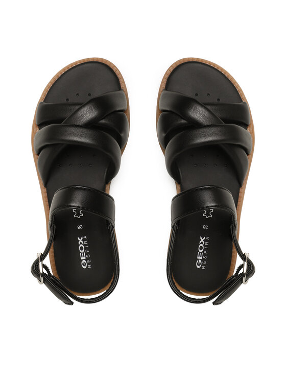 Geox Sandale Geox J Sandal Karly Girl J3535C000KBC9999 S Negru