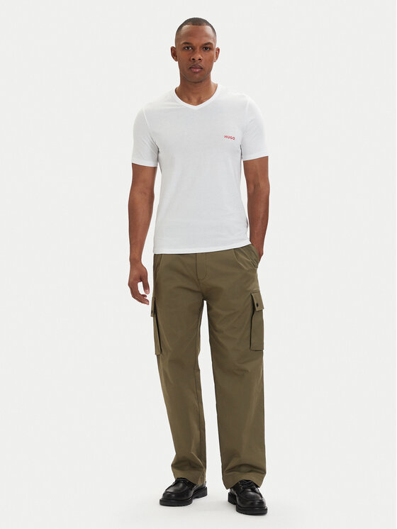 HUGO HUGO Conjunto de camisetas 50566316 Blanco Regular Fit