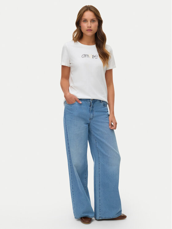 Vero Moda Vero Moda Camiseta Ikami 10340181 Blanco Regular Fit