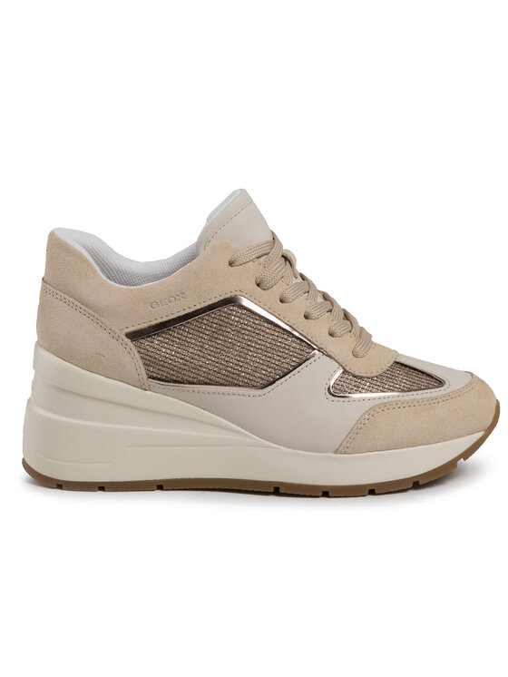 Geox Laisvalaikio batai Geox D Zosma A D028LA 0AS22 C2217 Smėlio
