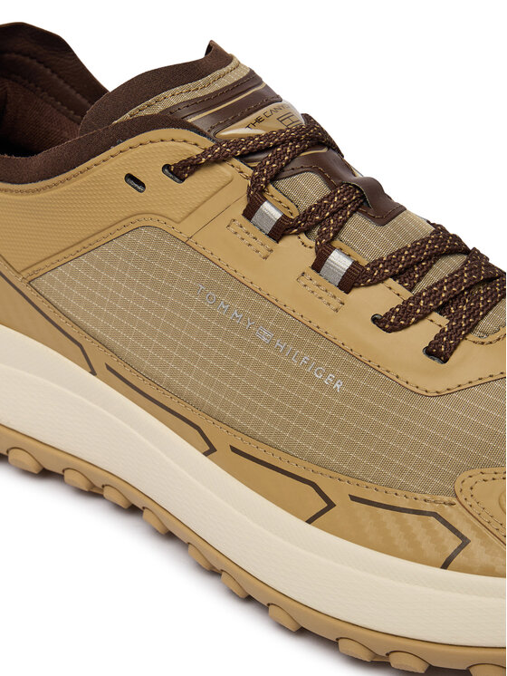 Tommy Hilfiger Sneakersy Tommy Hilfiger The Canyon X M Mix Runner Wpm FM0FM06066 Svetlo hnedá