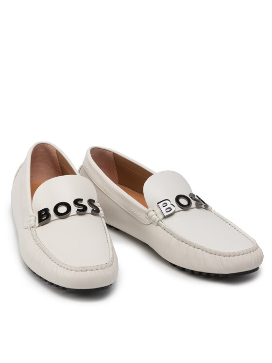 BOSS Mokaszin Boss Driver 50467398 10230772 01 Fehér