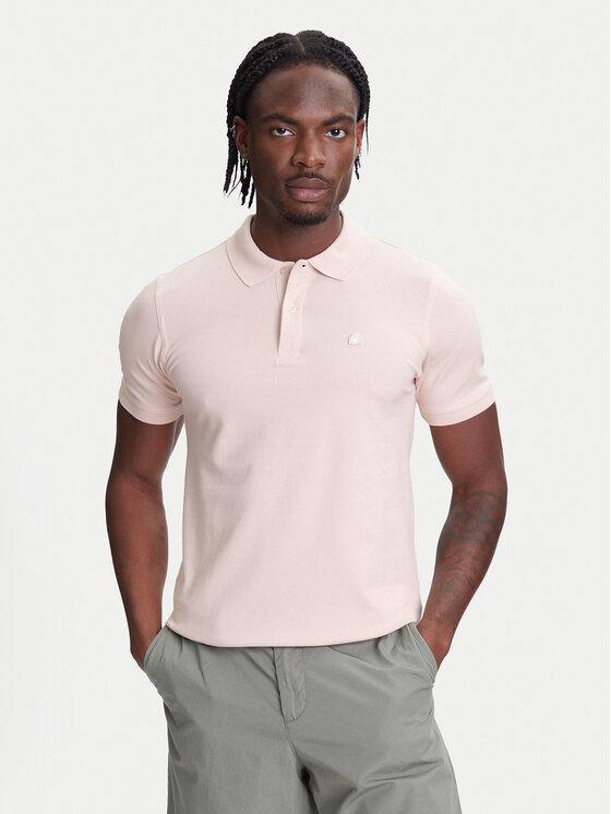 United Colors Of Benetton United Colors Of Benetton Polo 3WG9U301Z Ροζ Slim Fit