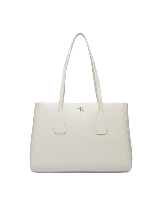 Calvin Klein Soma Calvin Klein Ck Medium Work Tote LV04F3442G Gaiši bēša