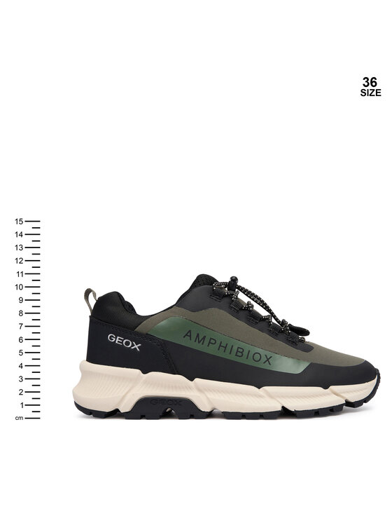 Geox Sneakersy Geox J Flexyper Plus Boy B Abx J46LCC 0FU50 C0498 S Zielony ciemny