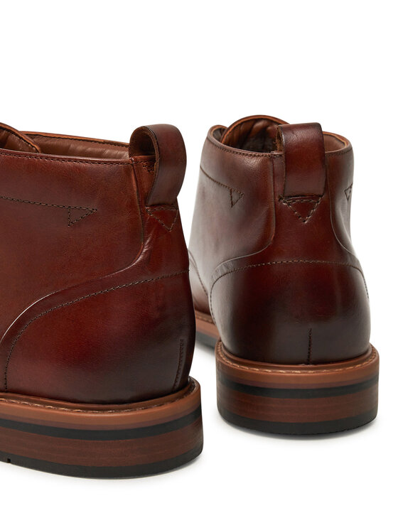 Clarks Черевики Clarks Aldwin Chukka 26178425 Коричневий