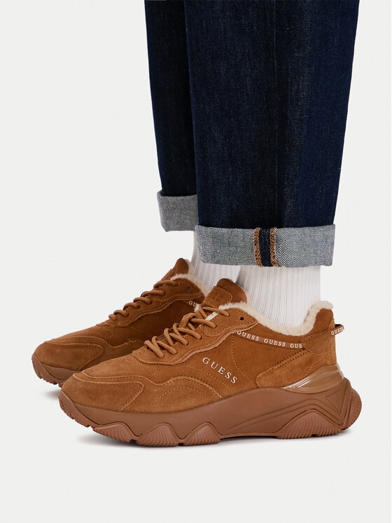Guess Sneakers Guess FLFMI3 SUE12 Marrone