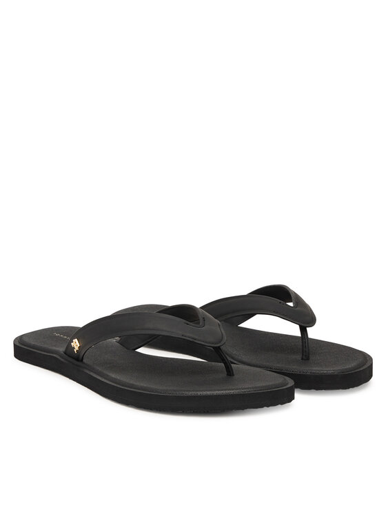 Tommy Hilfiger Flip flop Tommy Hilfiger Scandi FW0FW09206 Negru
