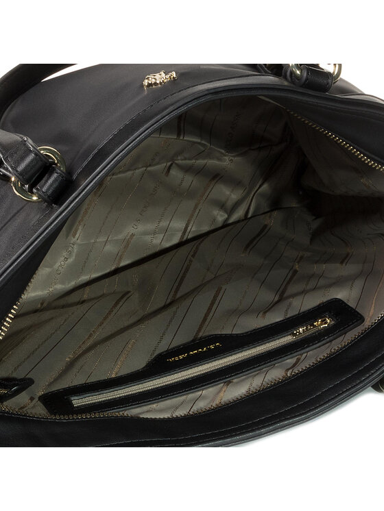 U.S. Polo Assn. Geantă U.S. Polo Assn. Houston Shopping Bag BEUHU0100WIP/000 Negru