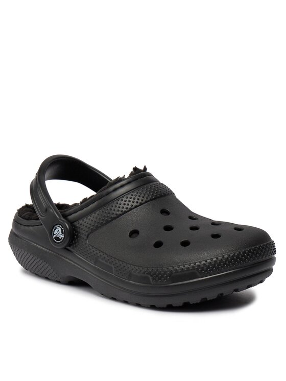 Crocs Шльопанці Crocs Classic Lined Clog 203591 Чорний