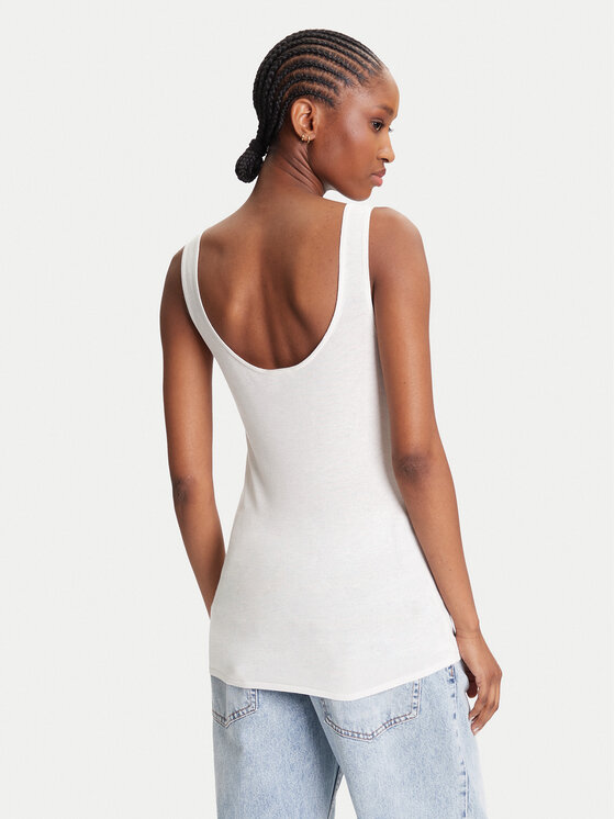 Calvin Klein Calvin Klein Top LV044C345G Écru Regular Fit