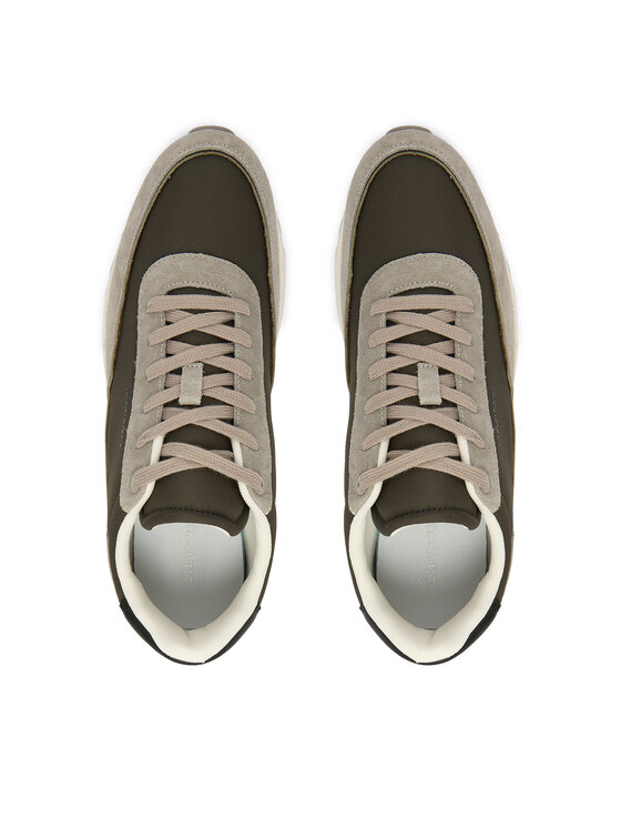 Calvin Klein Sneakersy Calvin Klein Low Top Lace Up Repreve Mix HM0HM01714 Zelená
