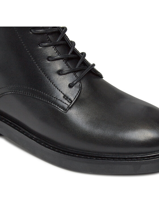 Tory Burch Čizme Tory Burch Double T Combat Boot 154336 Crna