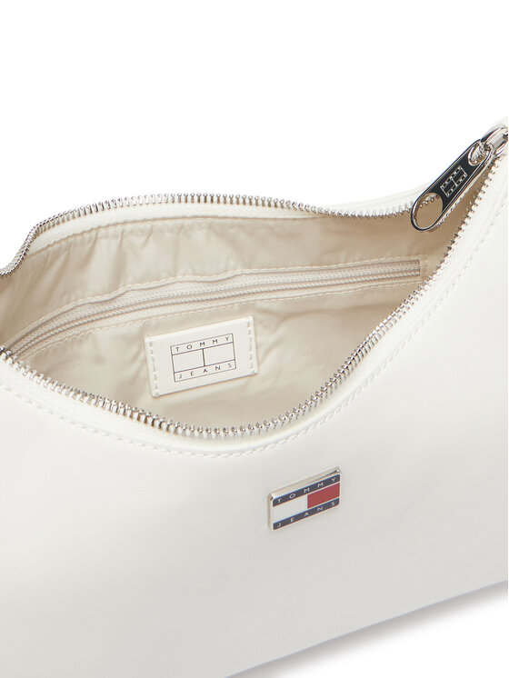 Tommy Jeans Дамска чанта Tommy Jeans Tjw City Charm Shoulder Bag AW0AW18458 Бял
