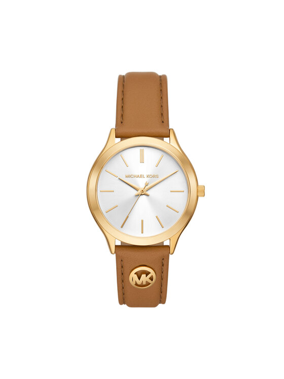Michael Kors Hodinky Michael Kors Slim Runway MK7465 Zlatá