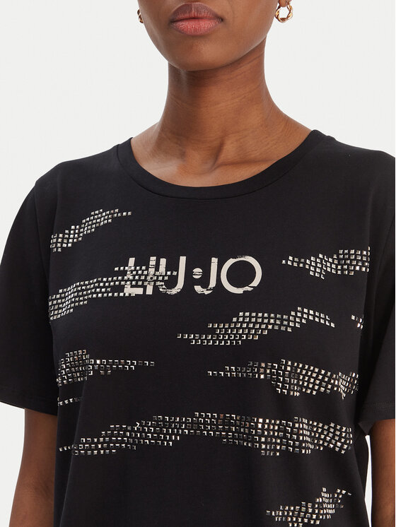 Liu Jo Sport Liu Jo Sport Camiseta TA6265 JS923 Negro Regular Fit